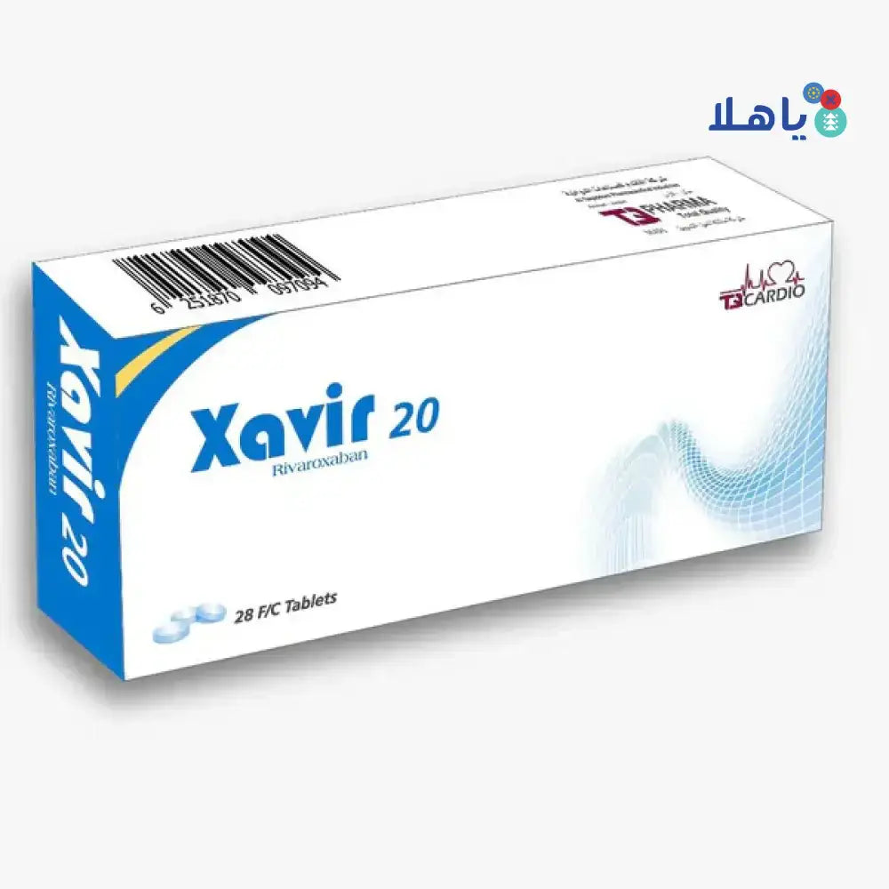 TQ Pharma - Xavir 20mg FC 28Tablets - Pharmazone - 