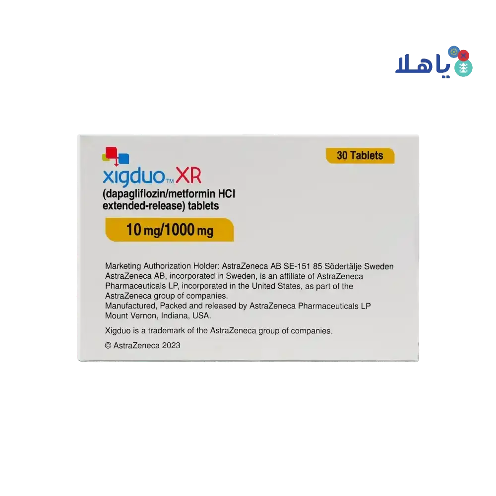 ASTRA ZENECA - Xigduo Xr 10Mg/1000Mg 30Tab - Pharmazone - 