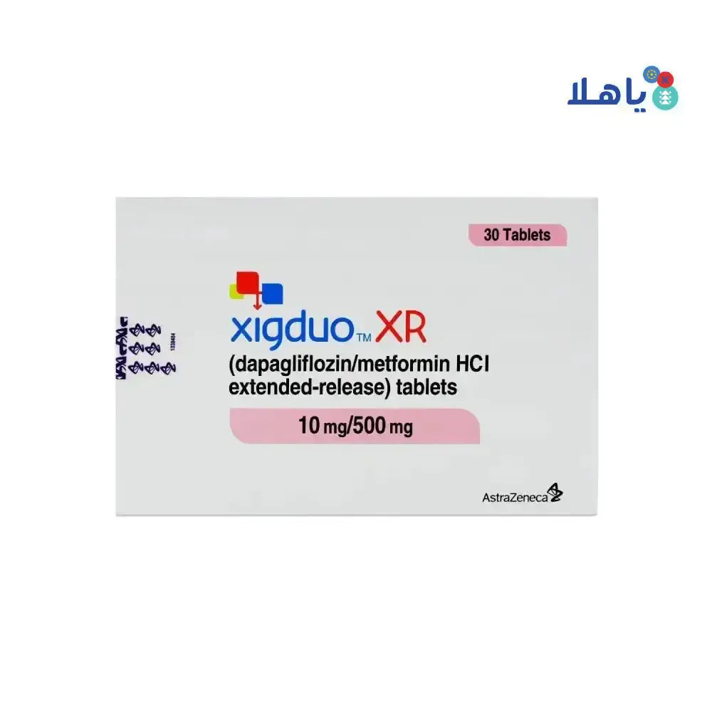 ASTRA ZENECA - XIGDUO XR 10MG/500MG 30TAB - Pharmazone - 