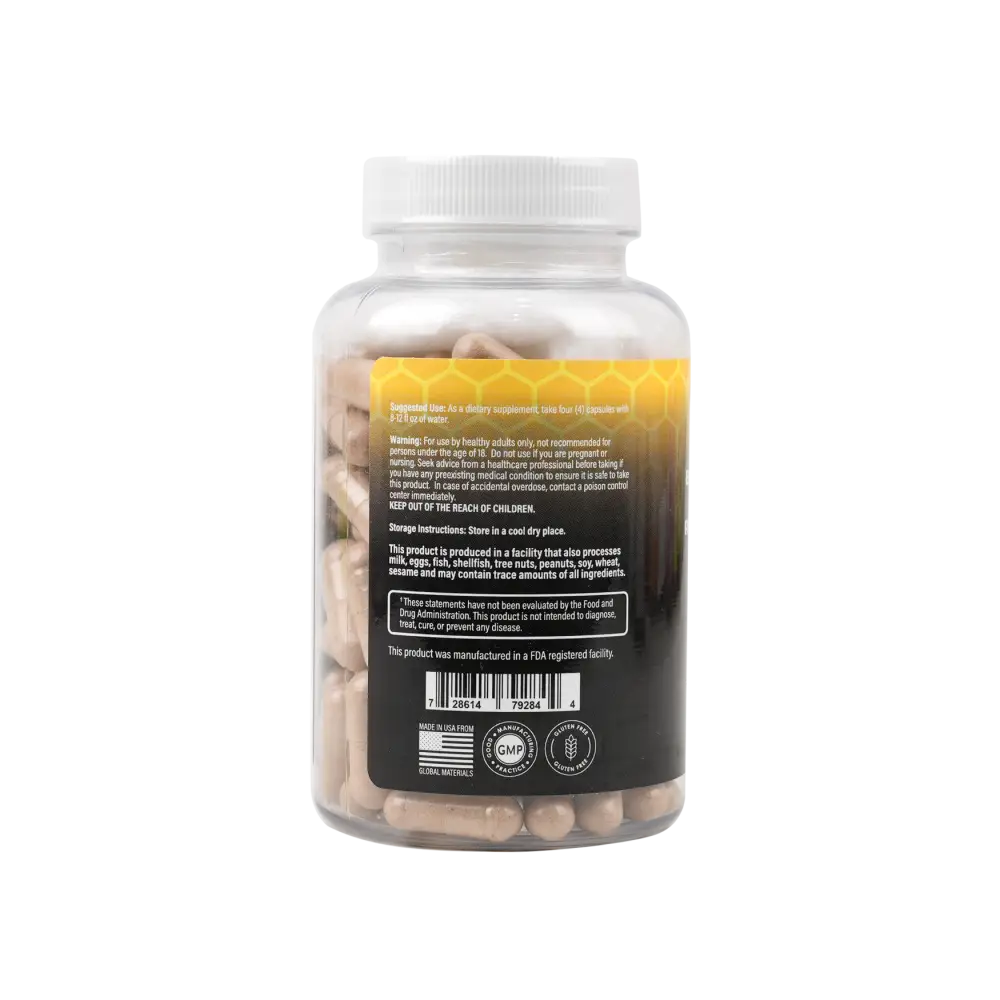 Yerba Bee Pollen Propolis & Royal Jelly Complex 120 Capsules