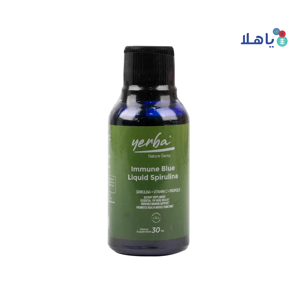 Yerba Immune Blue Liquid Spirulina 30ml