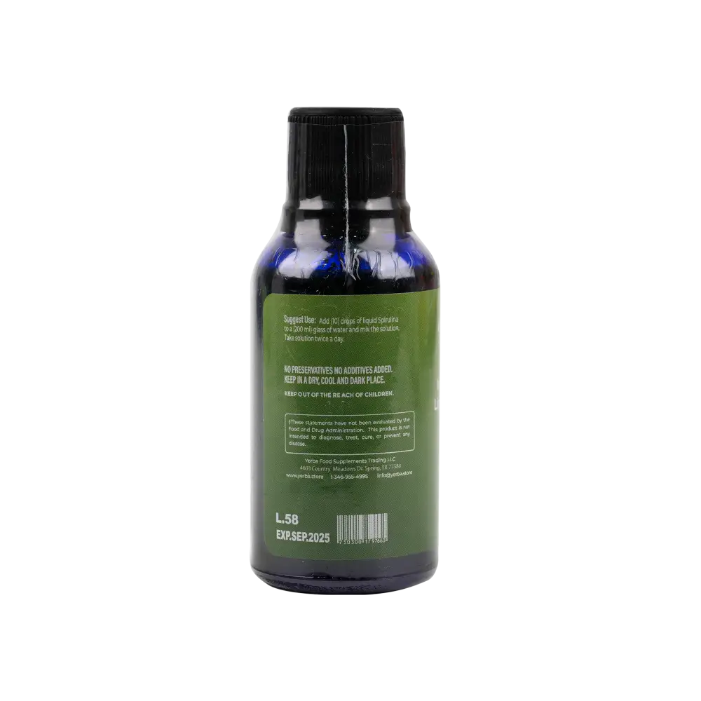 Yerba Immune Blue Liquid Spirulina 30ml