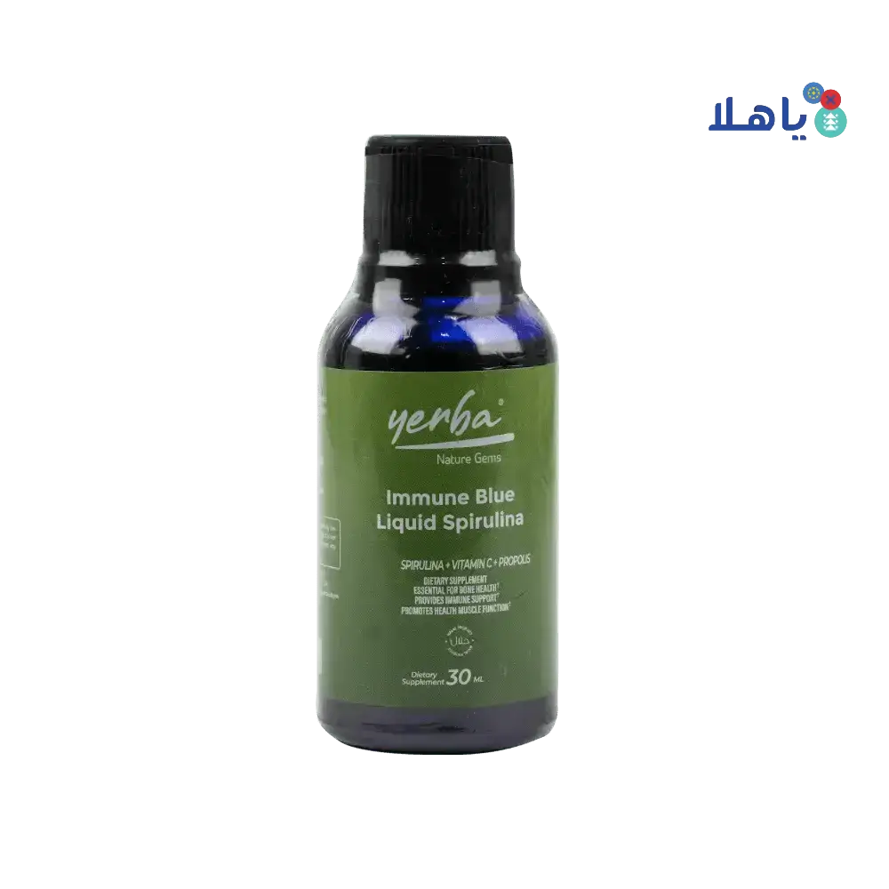 Yerba - Yerba Immune Blue Liquid Spirulina 30ml - Pharmazone - 