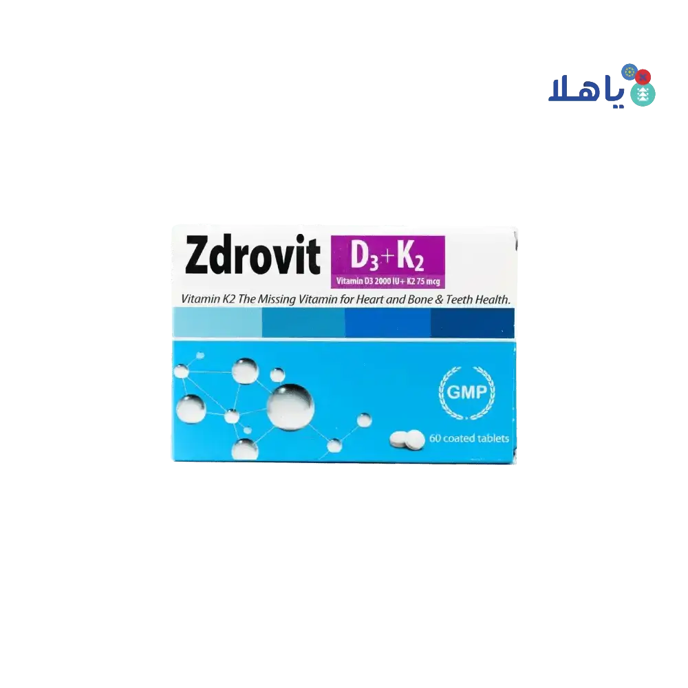 ZDROVIT - ZDROVIT D3+K2 60TAB - Pharmazone - 