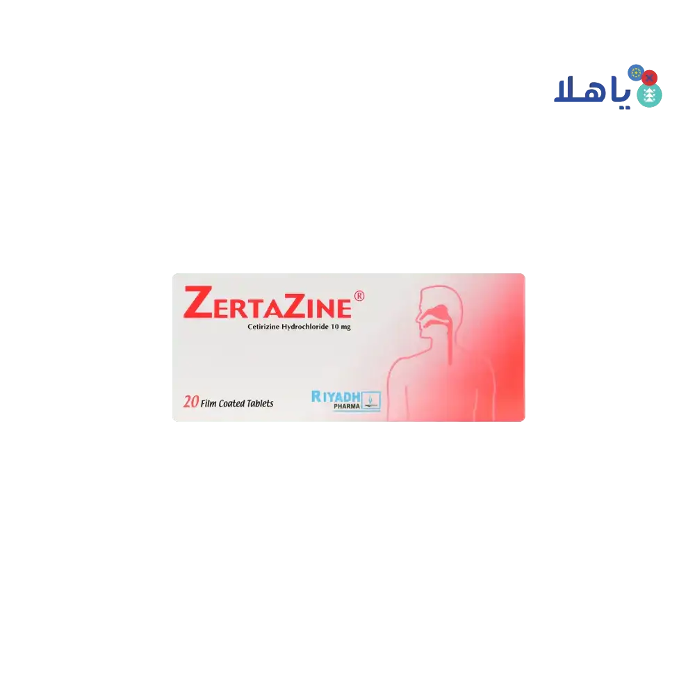 RIYADH PHARMA - Zertazine 10Mg 20Tab - Pharmazone - 