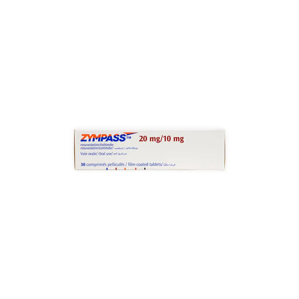 ZYMPASS 20MG/10MG 30 TABLETS