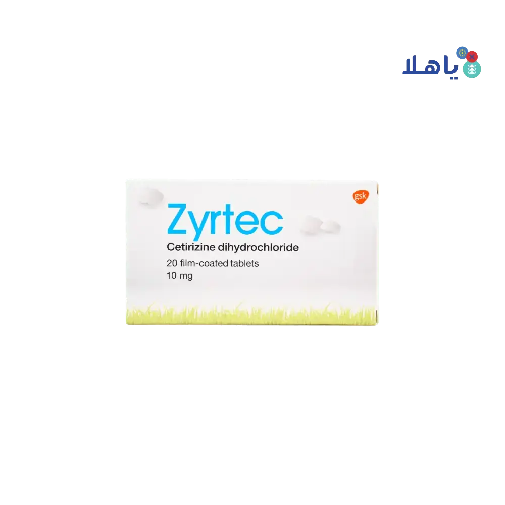 GSK - Zyrtec 10Mg 20 Tab - Pharmazone - 