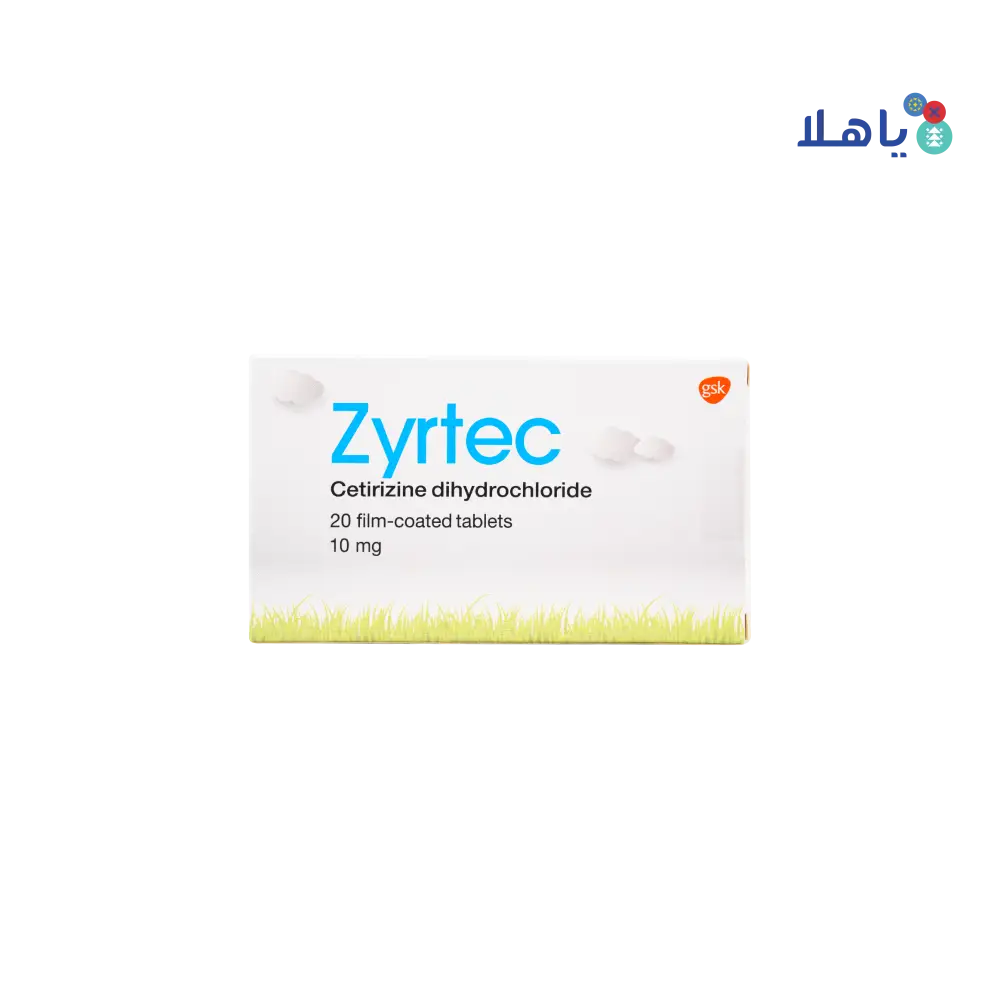 ZYRTEC 10MG 20 TAB