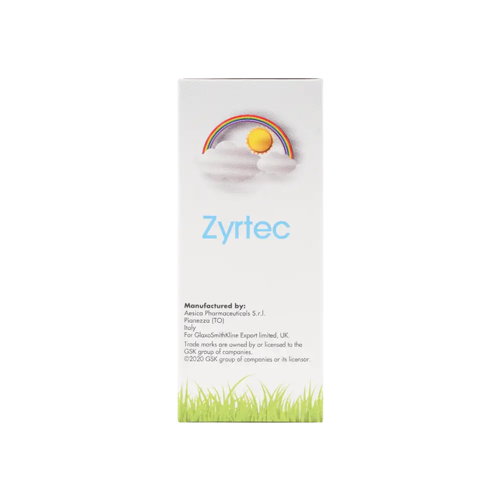 ZYRTEC ORAL SOLUTION 0,1% 75 ML