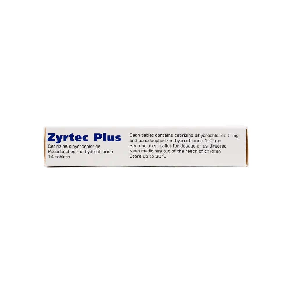 Zyrtec Plus 14 Tablets