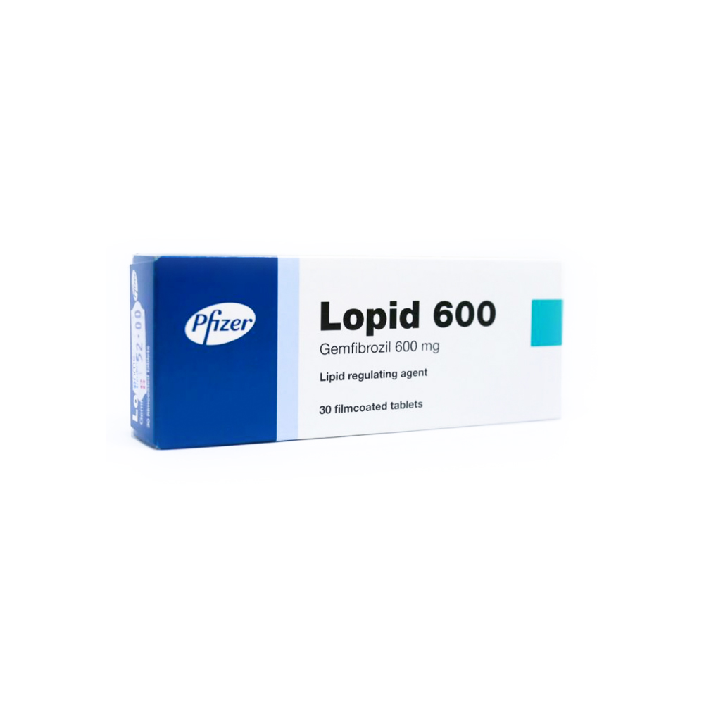 LOPID 600MG 30 TABLETS