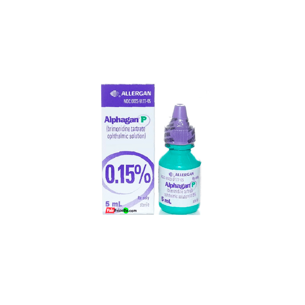 ALPHAGAN P 0.15% EYE DROPS 5ML