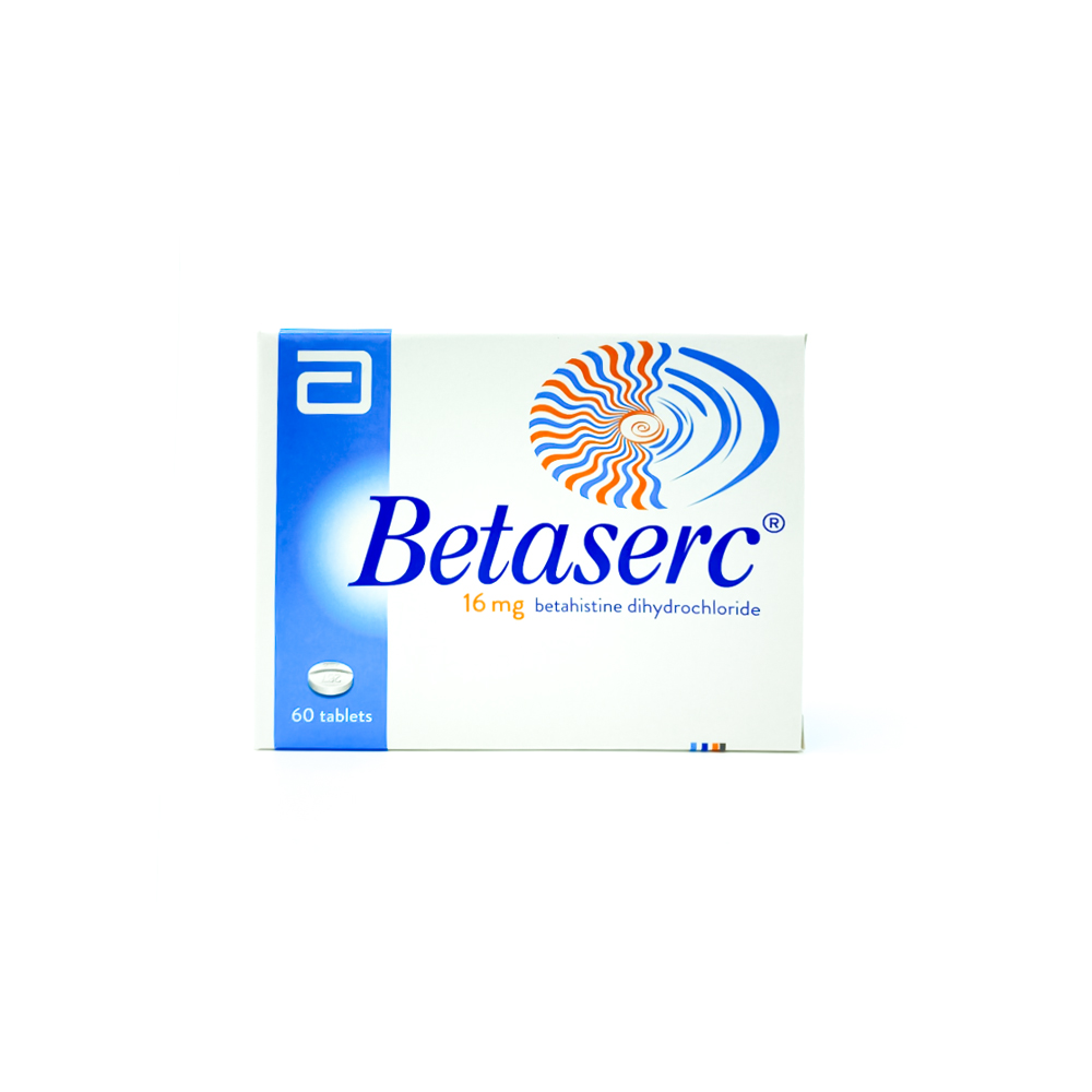 BETASERC 16MG 60 TAB