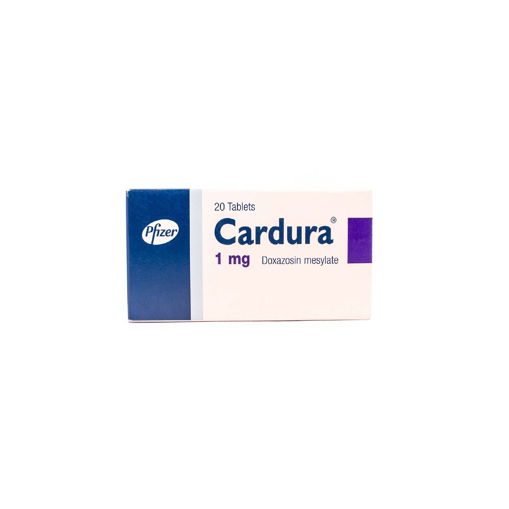 CARDURA 1MG 20 TABLETS