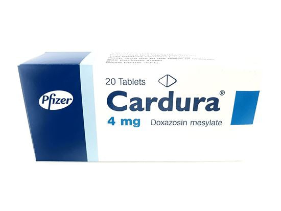 CARDURA TABLETS 4MG 20 TAB