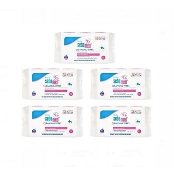 SEBAMED BABY CLEANSING WIPES WITH PANTHENOL 5X72PCS