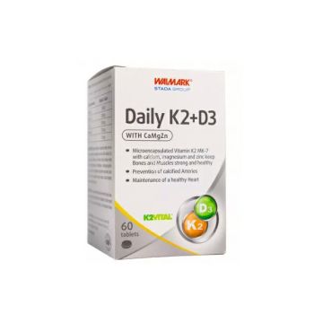WALMARK DAILY K2+D3 WITH CaMgZn 60 tab