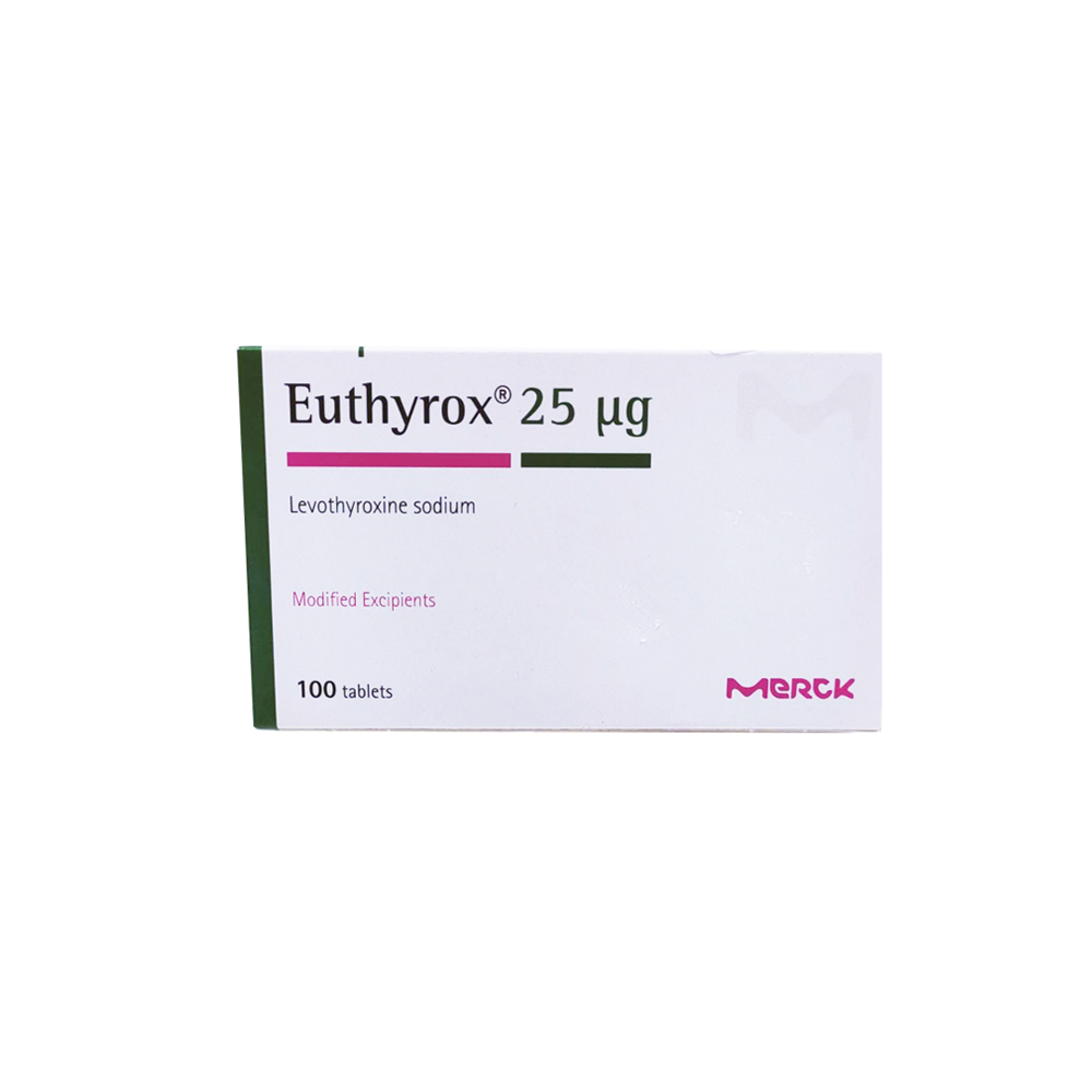 EUTHYROX 25MCG 100 TAB Pharmazone