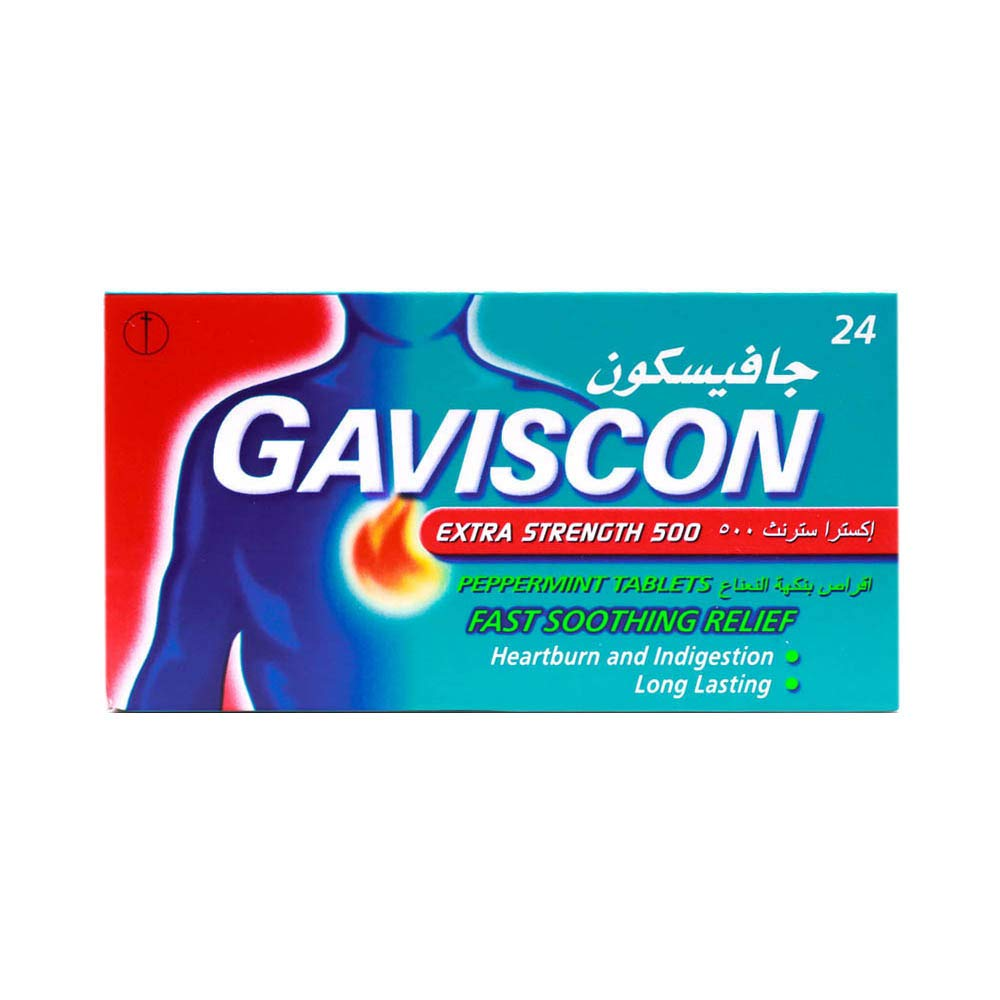 GAVISCON EXTRA 24 TAB