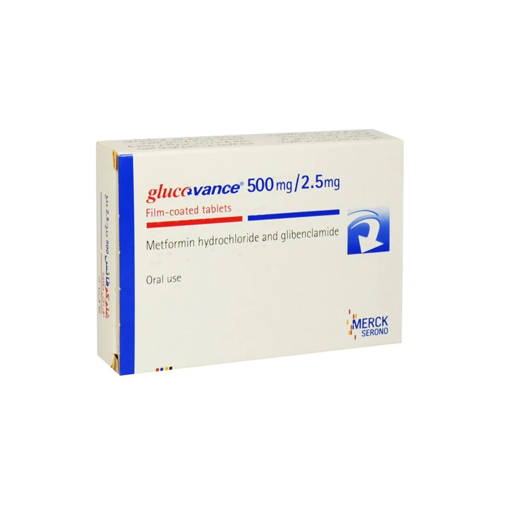 GLUCOVANCE 500MG/2.5MG 30 TABLETS – Pharmazone