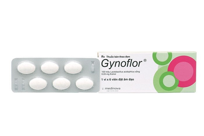 جينوفلور 6 أقراص مهبلية