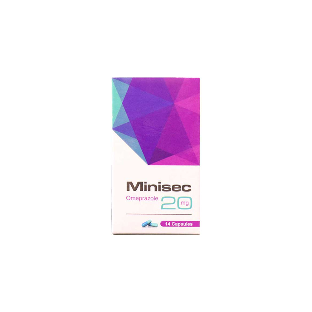 MINISEC 20MG 14 CAP