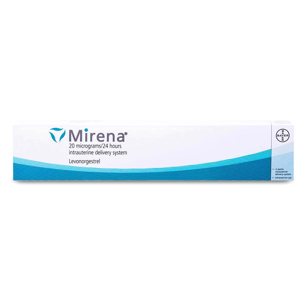 MIRENA INTRAUTERINE 20MCG/24HR 1PC