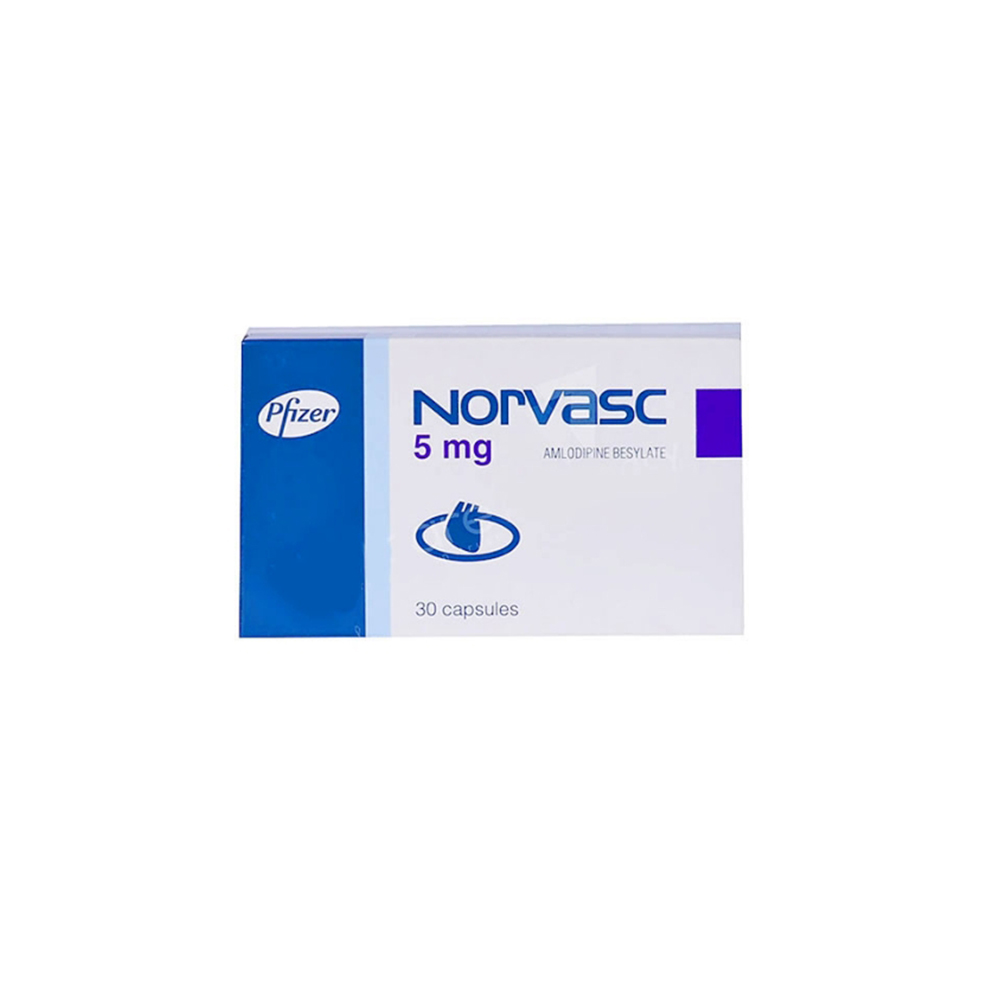 NORVASC 5MG 30 CAPSULES – Pharmazone