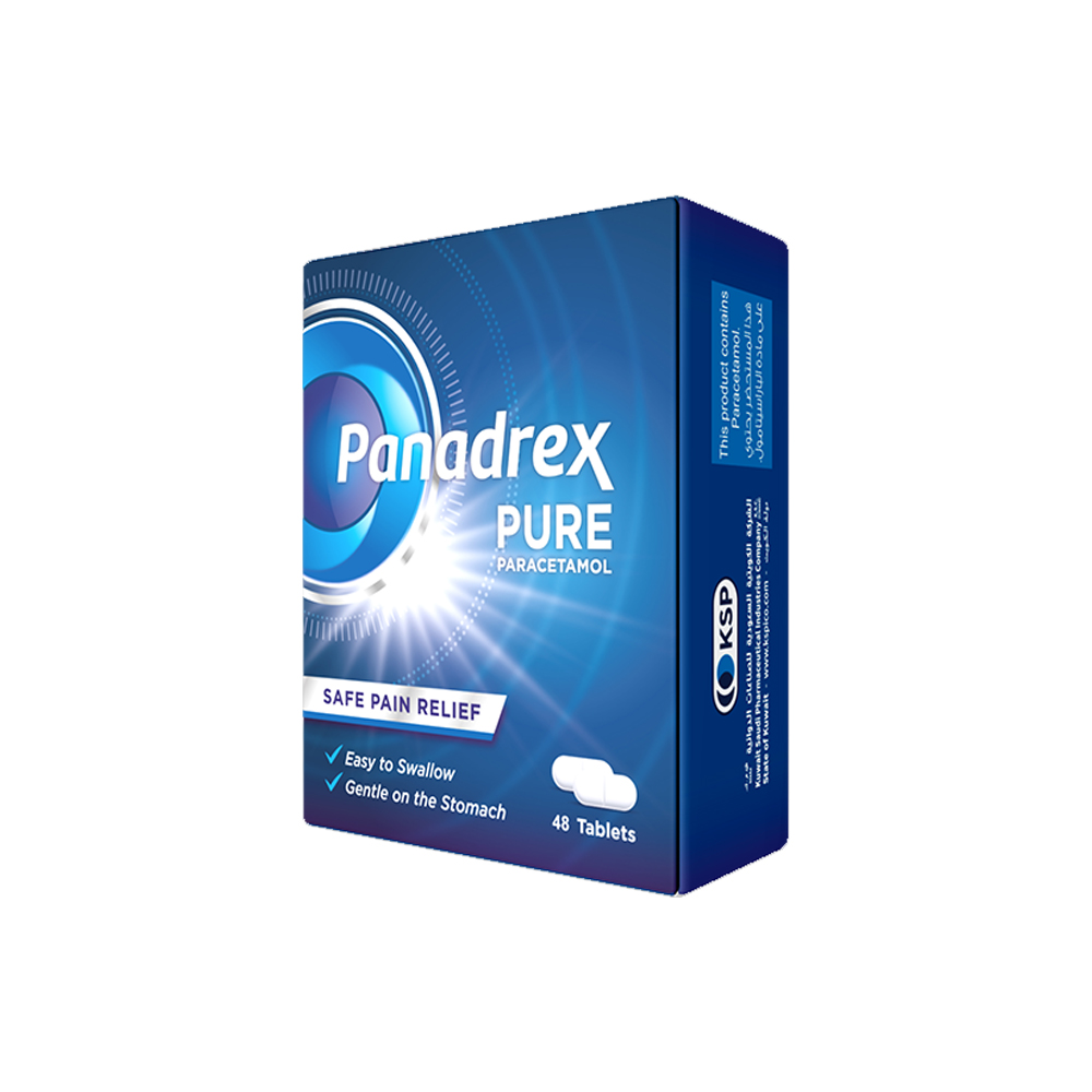 PANADREX PURE 500MG 48 TAB – Pharmazone