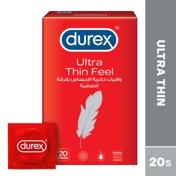 DUREX CONDOM ULTRA THIN FEEL 20PCS