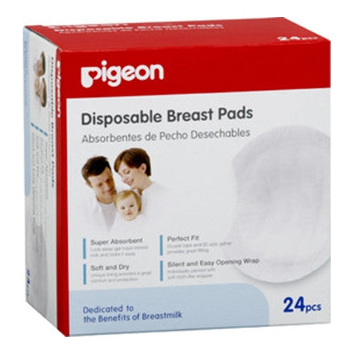 PIGEON DISPOSABLE BREAST PAD 24 PCS 16616