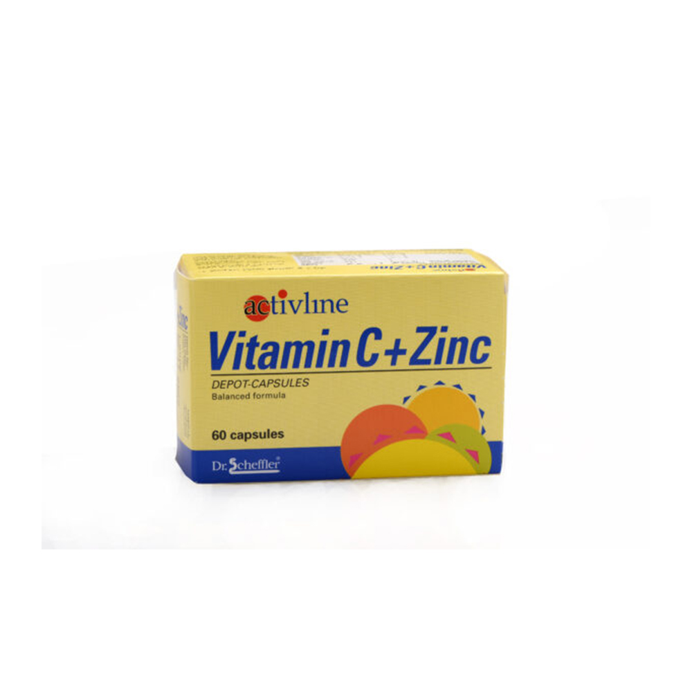 ACTIVLINE VITAMIN C+ZINC 60CAP