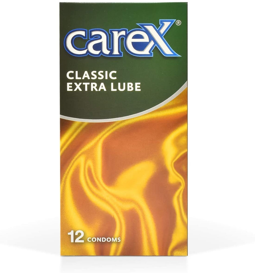 CAREX CONDOM CLASSIC EXTRA LUBE 12PC