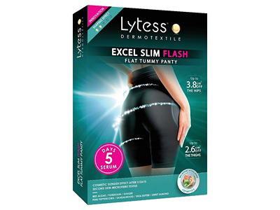 LYTESS EXCEL SLIM FLASH PANTY BLACK-S/M