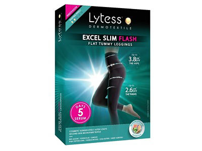 LYTESS LEGGINS EXCEL SLIM FLASH BLACK/NOIR-S/M