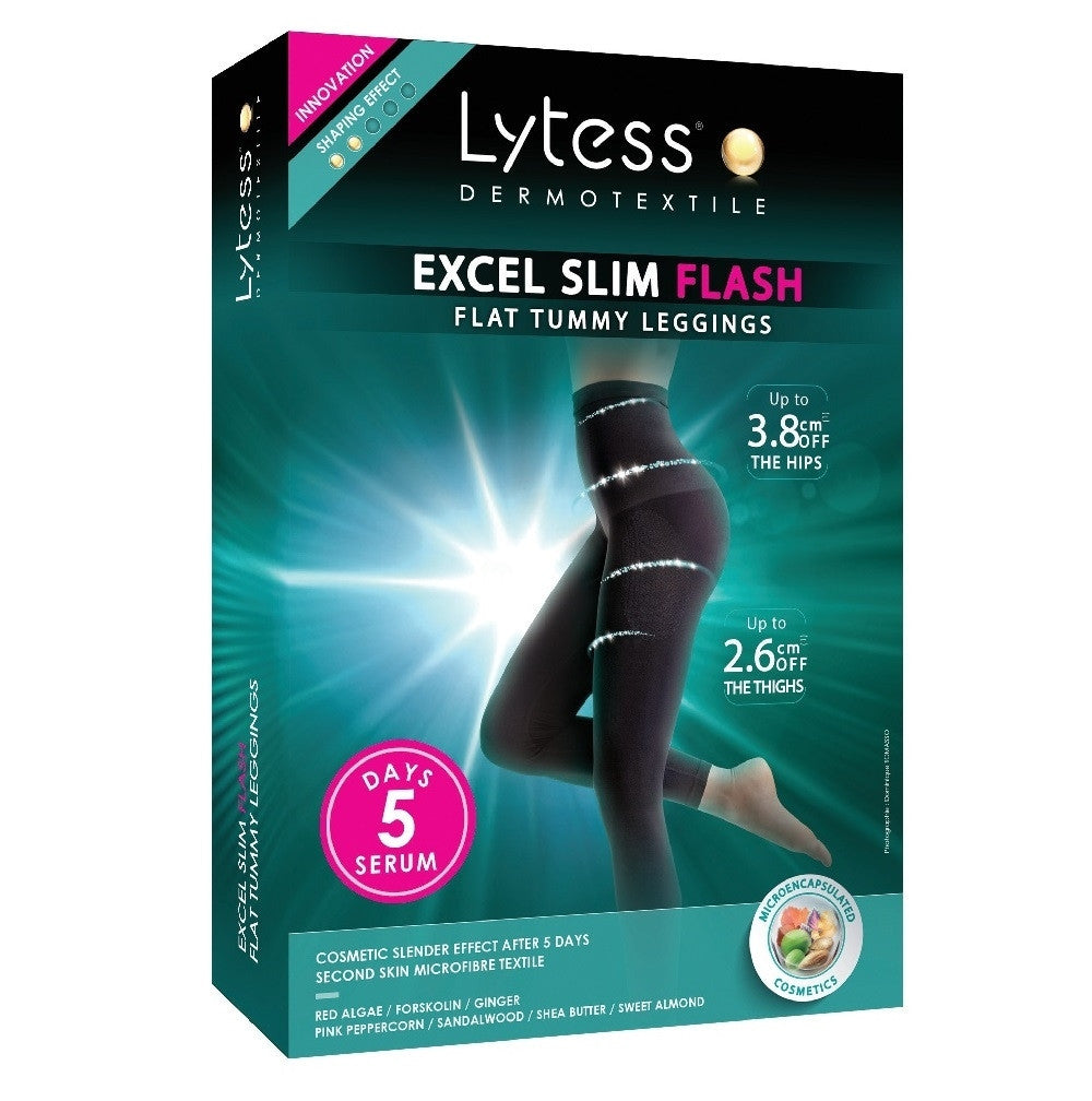 LYTESS LEGGINS EXCEL SLIM FLASH BLACK/NOIR-L/XL