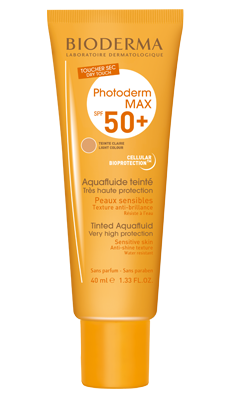 BIODERMA PHOTODERM MAX SPF50+ AQUAFLUID GOLD TINTED 40ML