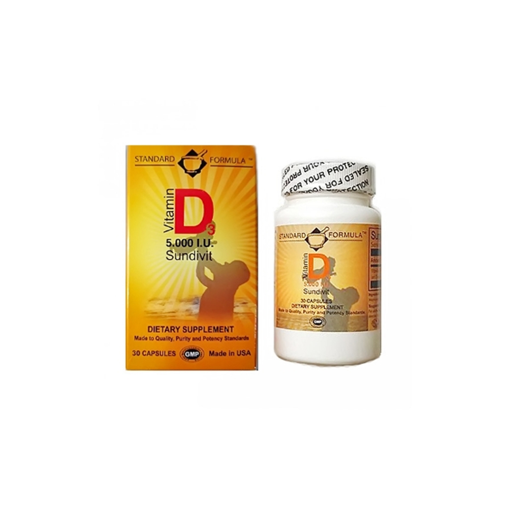 SUNDIVIT VIT D3 5000IU 30CAPS