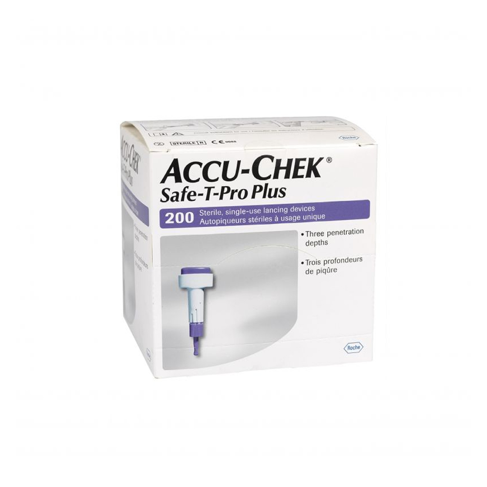 Accu-Chek Safe-T-Pro Plus 200 Lancets – Pharmazone