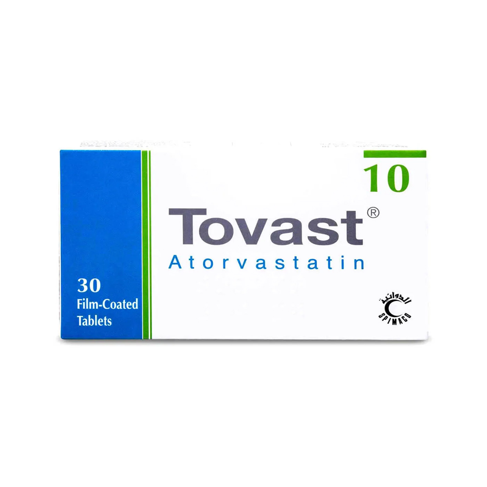 TOVAST 10MG 30 TABLETS – Pharmazone