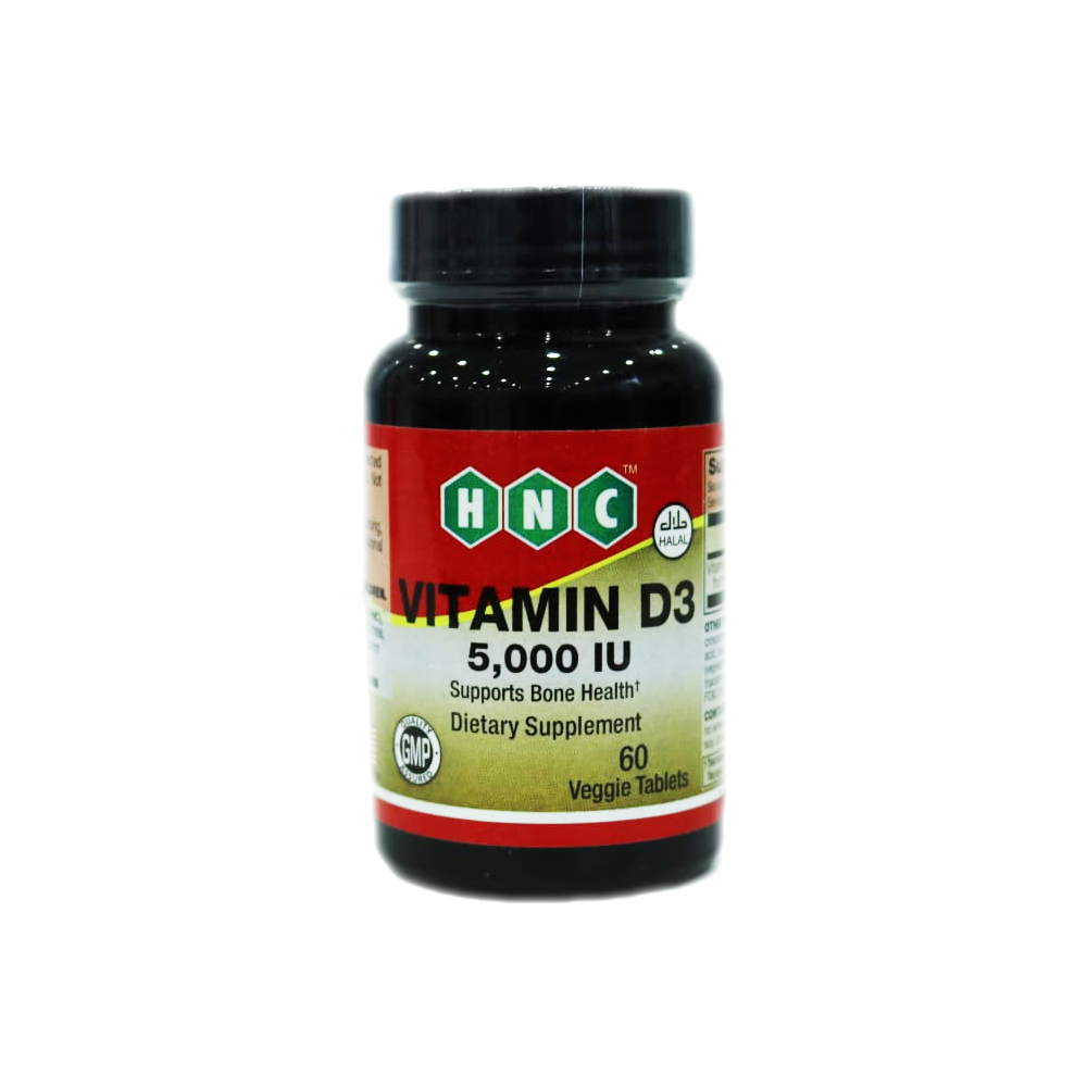 HNC VITAMIN D3 5000IU 60TAB