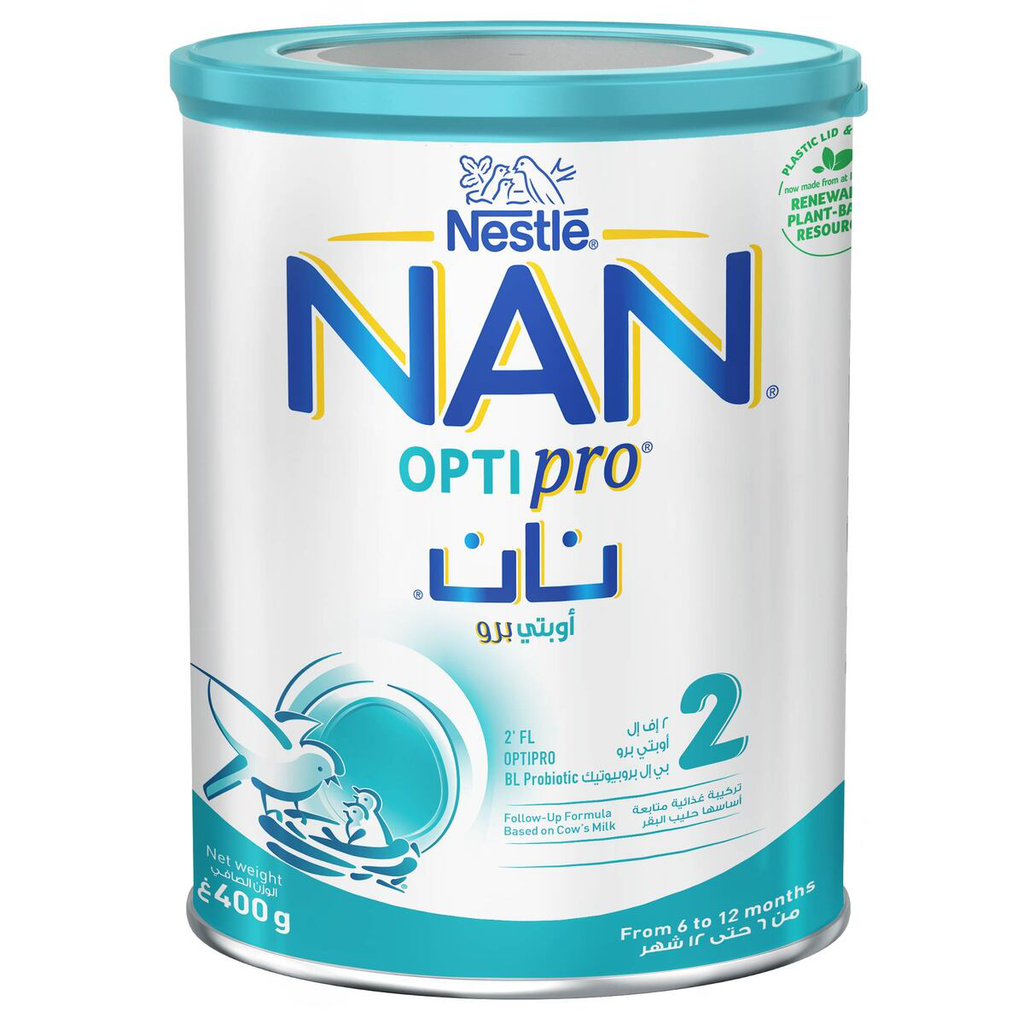  Nestle NAN 2 OptiPro Powder Milk for 2nd Infancy 400gr