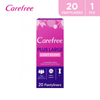 CAREFREE PLUS LARGE FRESH SCENT 20 PADS