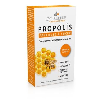 3CHENES PROPOLIS SUCKABLE 40 TAB