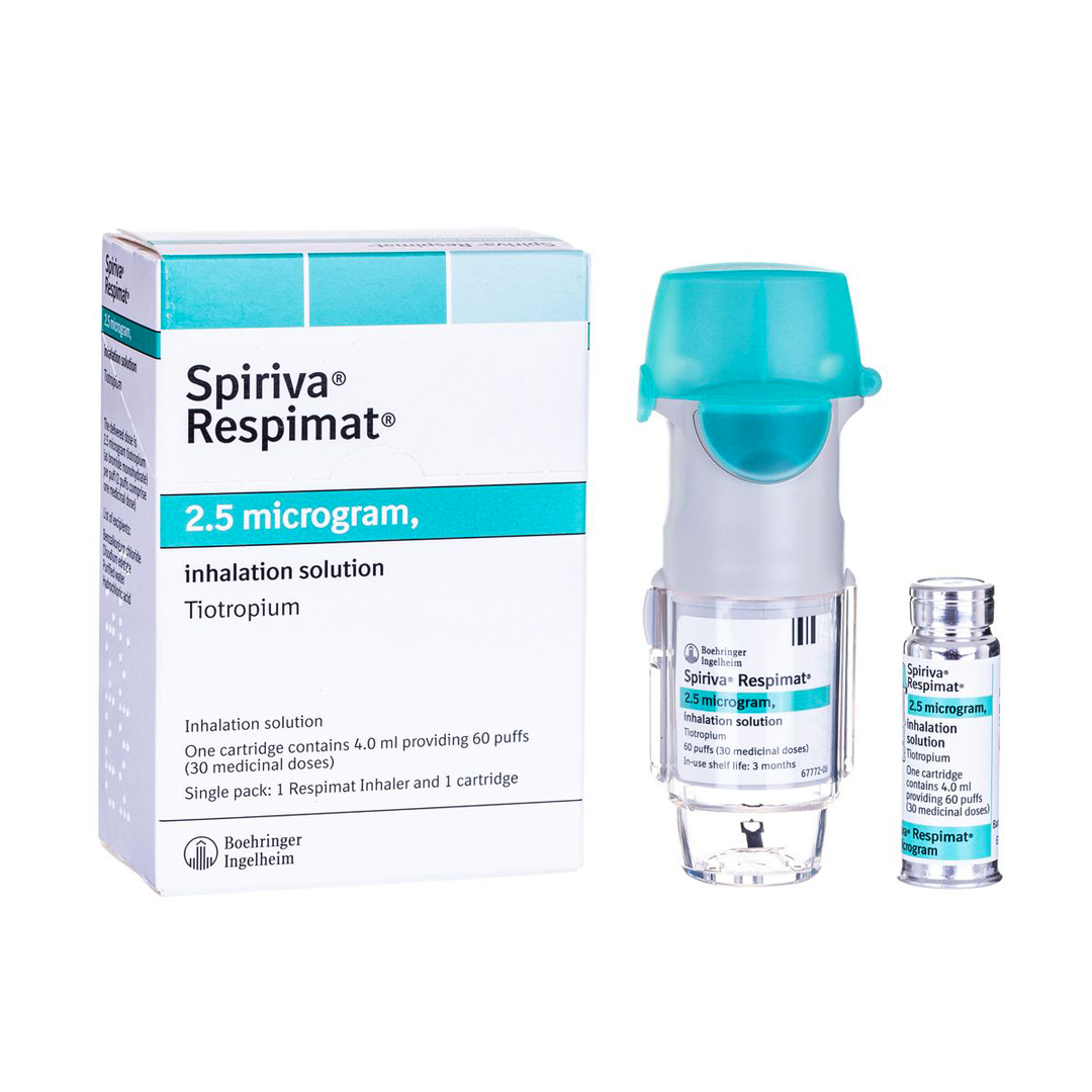 Spiriva respimat 2 5 mcg 60 puffs pharmazone