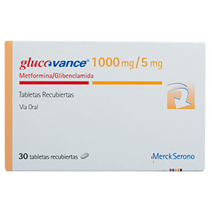 GLUCOVANCE 1000MG/5MG 30 TABLETS