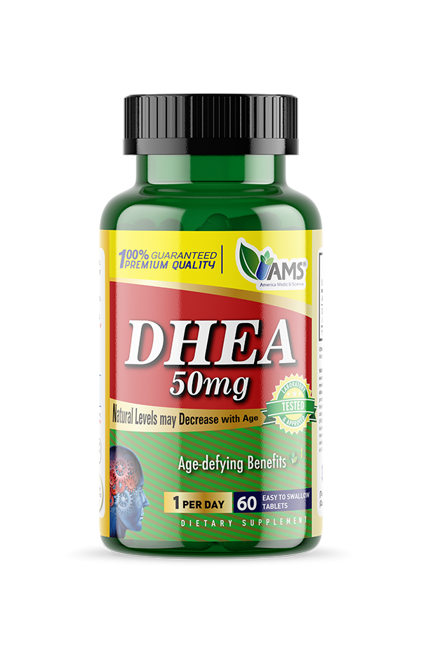 AMS DHEA 50MG 60CAP