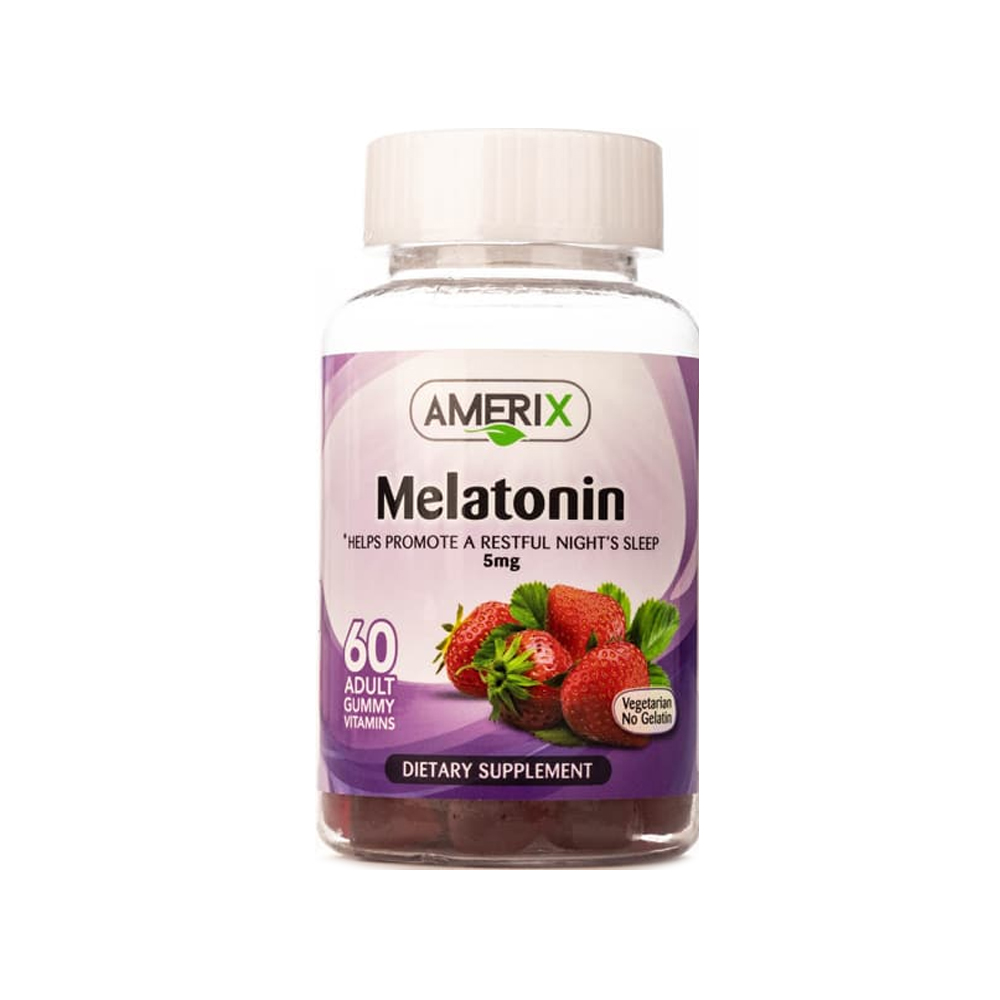 AMERIX GUMMY MELATONIN 5MG ADULTS 60PCS – Pharmazone