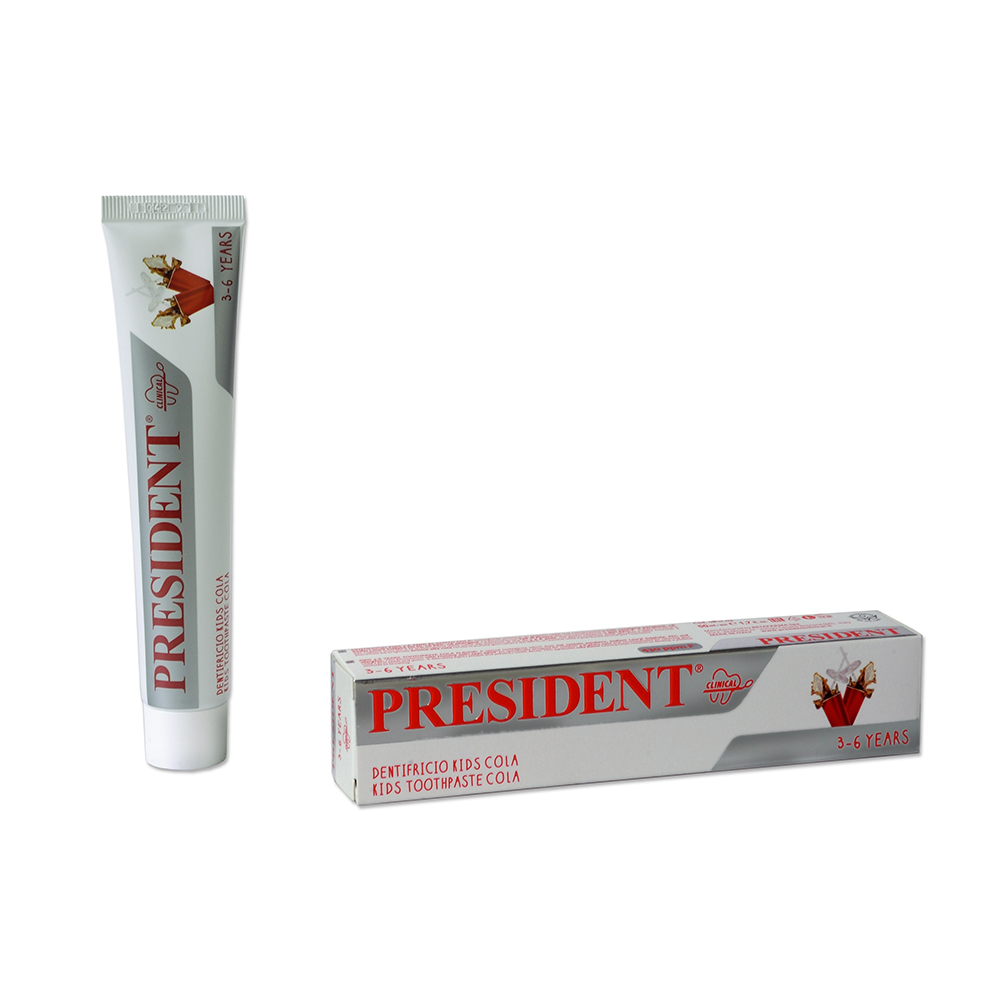 PRESIDENT KIDS 3-6 YEARS TOOTHPASTE 50ML - COLA FLAVOR