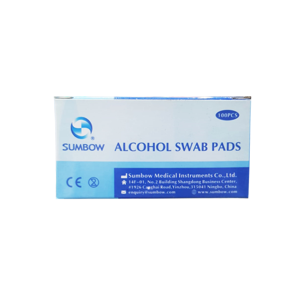 SUMBOW ALCOHOL SWAB PADS 100PCS